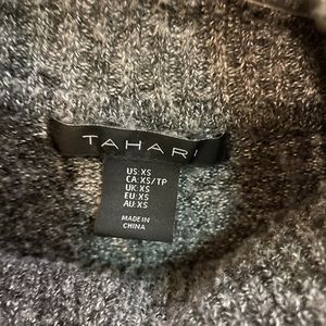 Gray Scoop Neck Sweater